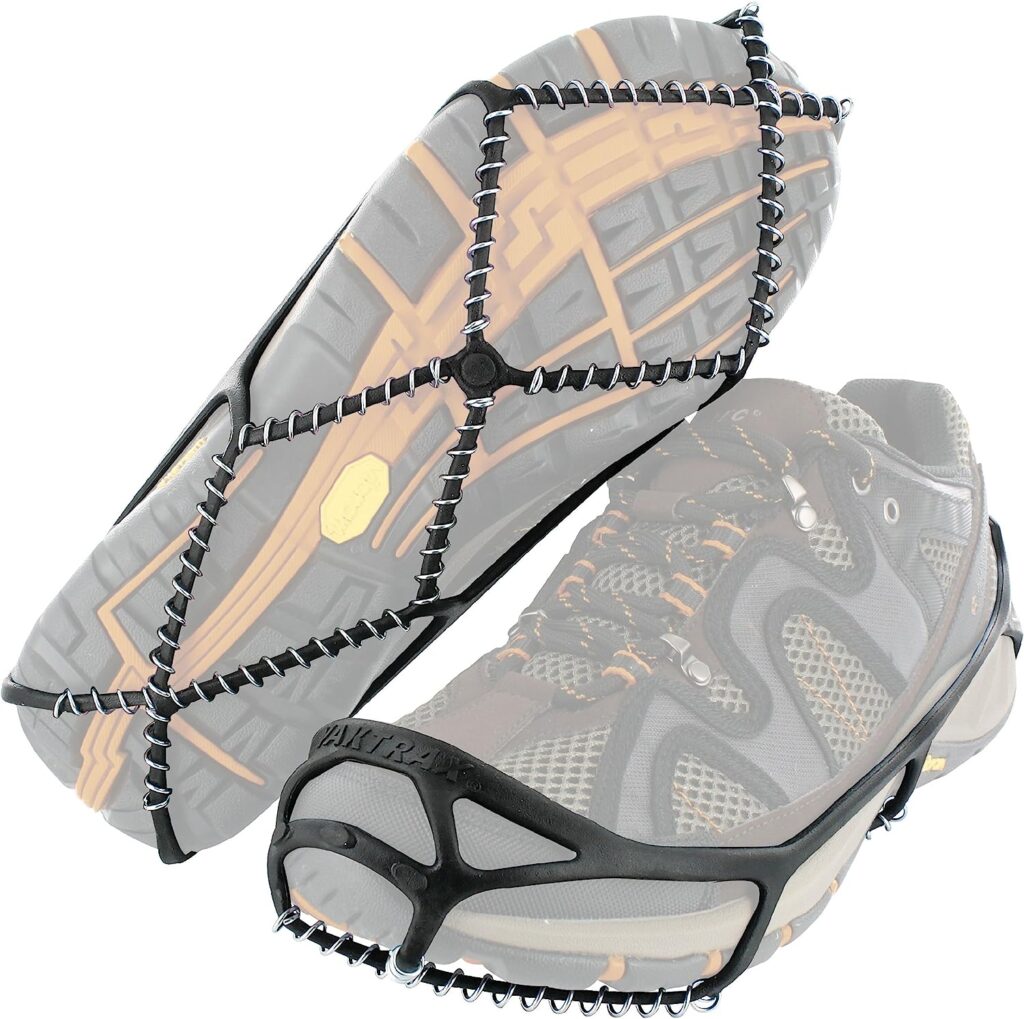 Yaktrax Hiking and Walking Traction Cleats for Snow, Ice, and Rock